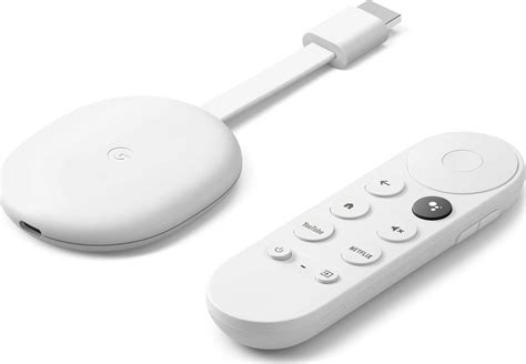 Google Smart TV Stick Chromecast with Google TV 4K UHD με Bluetooth / Wi-Fi / HDMI Snow και ...