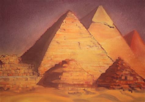 Pyramid Of Giza Drawing at PaintingValley.com | Explore collection of ...