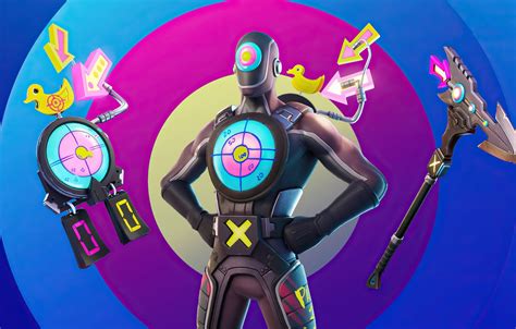 Wallpaper weapons, guy, target, Fortnite images for desktop, section игры - download