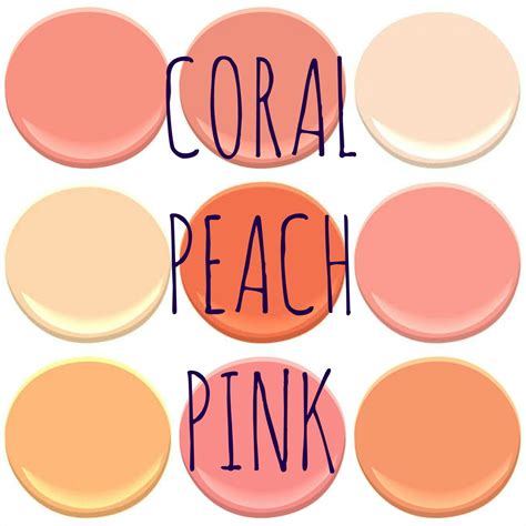 COLOR OF THE WEEK – CORAL – PEACH – APRICOT | Peach paint colors, Peach paint, Coral paint colors