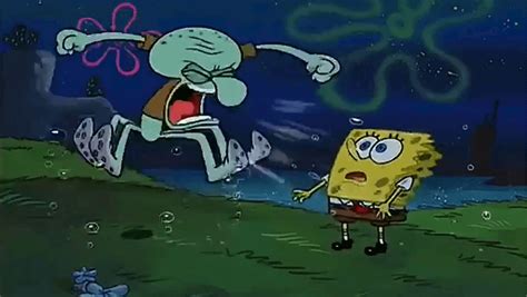 Squidward yelling at Spongebob: Spongebob, Squidward, Angry, Yelling ...