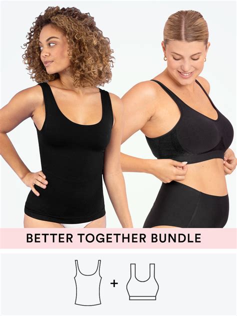 Bundle Truekind® & Shapermint Essentials - 1 Shaping Bra + 1 Tank Cami