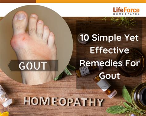 10 Simple Yet Effective Home Remedies For Gout – Lifeforce