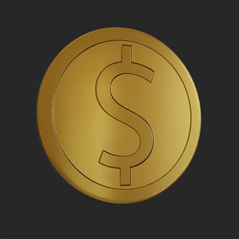 Gold Coin 3D Model | Free 3D Model | TextureCan