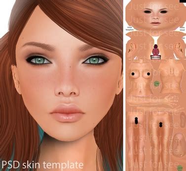 Second Life Marketplace - Lucia PSD skin template