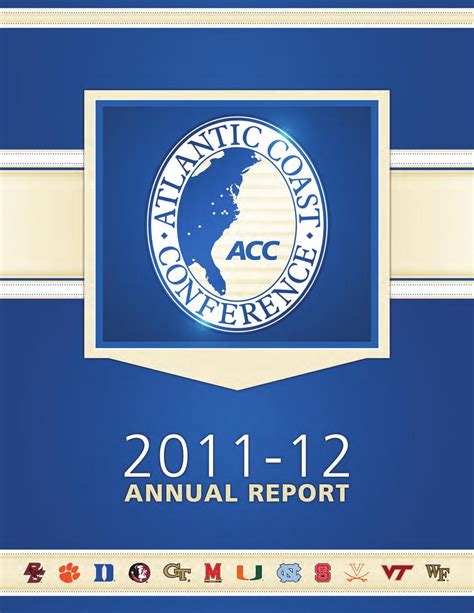 2011-12 ACC Annual Report by Atlantic Coast Conference - Issuu