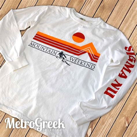 Sigma Nu Mountain Shirt | Greek Shirts