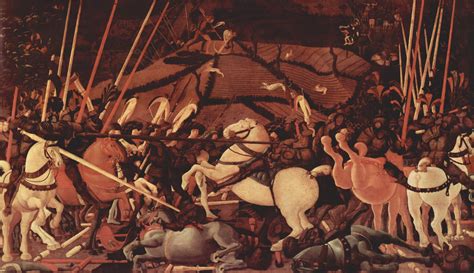 PAOLO UCCELLO "LA BATTAGLIA DI SAN ROMANO" UFFIZI DI FIRENZE | Renaissance paintings, Great ...