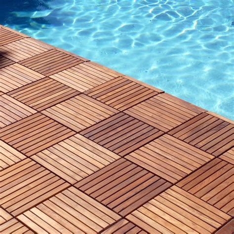 Outdoor Interlocking Plastic Floor Tiles | Outdoor wood flooring ...