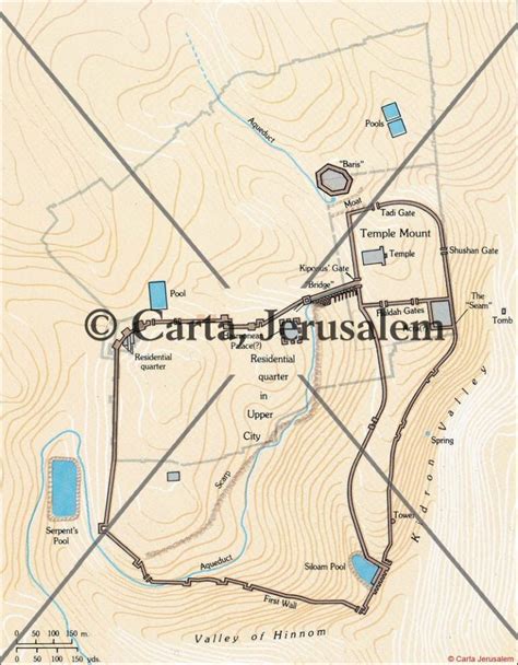 Map Of Jerusalem In The Hasmonean Era - Biblewhere