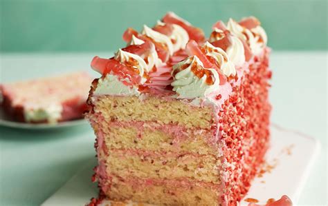 Strawberry Milkshake Cake Bar | Dessert Recipes | GoodtoKnow