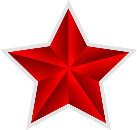 Red Star Png Transparent Background Clip Art Library | Images and Photos finder