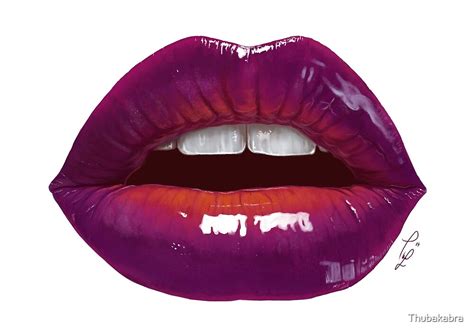 "Sexy lips digital painting art " by Thubakabra | Redbubble