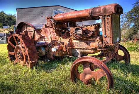 Old rusty tractor at Mogo | Flickr - Photo Sharing! | Tractors, Olds, Rusty