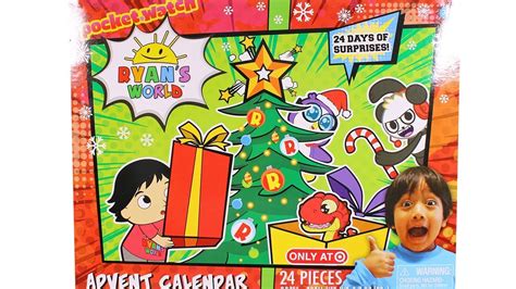 Ryan's World Advent Calendar 2019 Unboxing Toy Review - YouTube