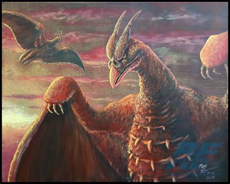 Final Gojira - Amazing Showa Rodan Artwork! Credits to R...