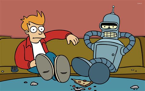 Fry and Bender - Futurama wallpaper - Cartoon wallpapers - #6794