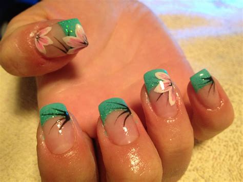 Pin by Tessa Holdner on My work | Tropical nails, Vacation nails, Tropical nail designs