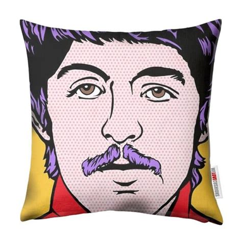 Youngerman Paul McCartney Cushion – Beatles pop art print cushion Art ...