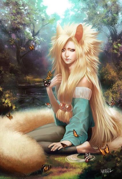 Fox Girl | Fantasy art in 2019 | Fantasy art, Manga art, Fantasy girl