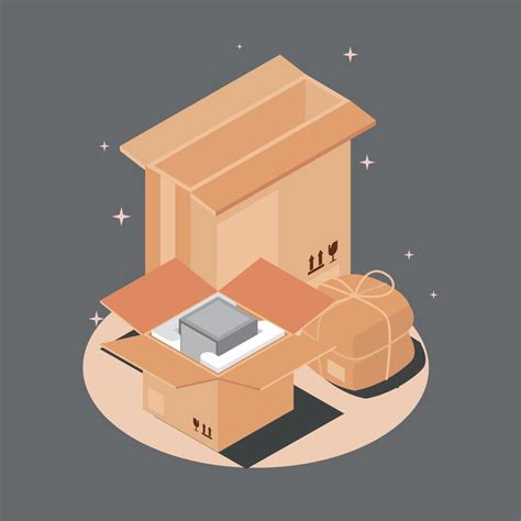 packing cardboard boxes 10512345 Vector Art at Vecteezy