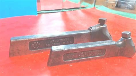 VINTAGE-MACHINIST-TOOLS--ARMSTRONG--2-- LATHE-TOOL HOLDERS-NO.1-L and -----L $12.20 - PicClick