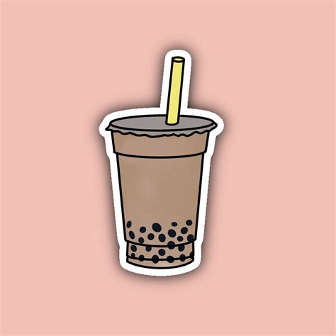 Boba Milk Tea Sticker Pack Boba Stickers - Etsy