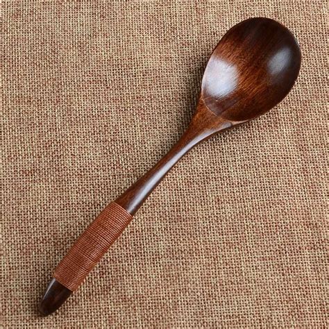 Wooden Spoon Wooden Spoon Lot Bamboo Kitchen Cooking Utensil Tool Soup Teaspoon Catering Wooden ...