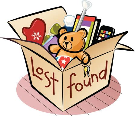 Lost and found clipart - Clipground