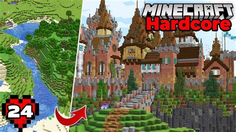 Minecraft 1.17 Hardcore : Transforming my Mega Castle Base! Survival Let's Play - YouTube