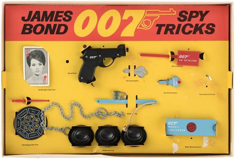 Hake's - BOXED "JAMES BOND 007 SPY TRICKS" MAGIC SET.