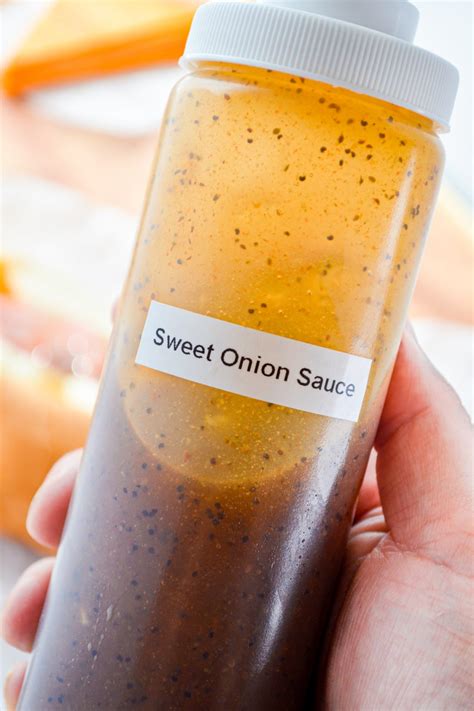 Sweet Onion Sauce {Subway Copycat Recipe} - Dash for Dinner