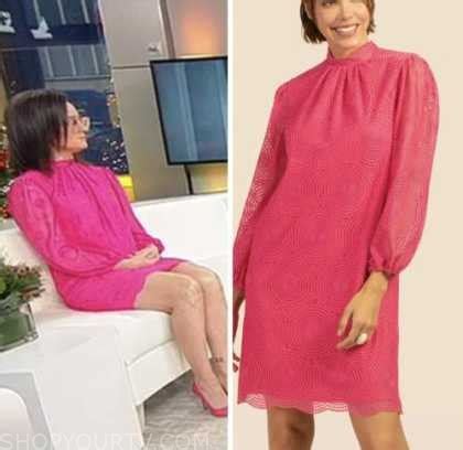 Outnumbered: December 2022 Kennedy's Hot Pink Lace Shift Dress | Shop Your TV