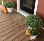 Fall Porch DIY Metallic Shabby Chic Flower Pots ⋆ The Pike's Place