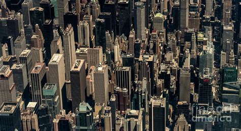 Midtown Manhattan Skyline Aerial Photograph by David Oppenheimer - Fine ...