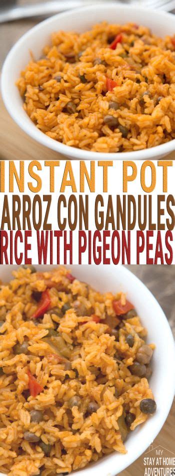 Arroz con Gandules Instant Pot Recipe * My Stay At Home Adventures