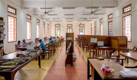 Jaffna, Sri Lanka - January 12th 2020 : Jaffna Public Library S Famous Public Reading Room ...