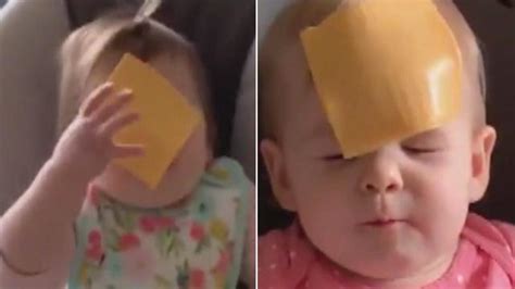 Parents throwing slices of cheese at their kids for viral 'Cheesed ...