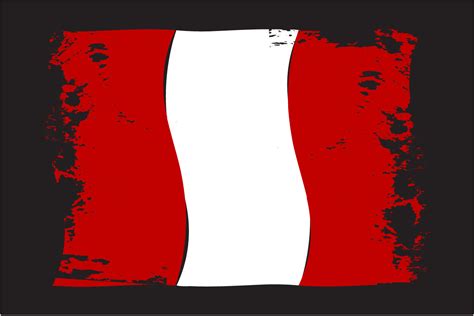 Peru Transparent Brush Flag Design Graphic by emuchy1999 · Creative Fabrica