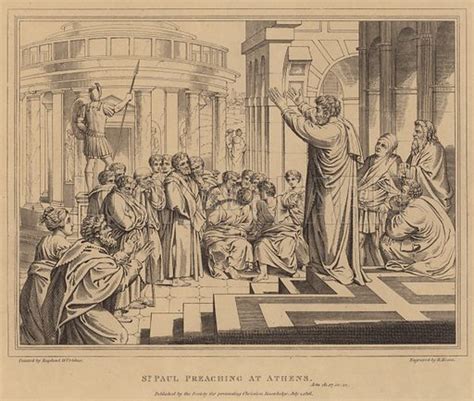 St Paul preaching at Athens, Acts stock image | Look and Learn