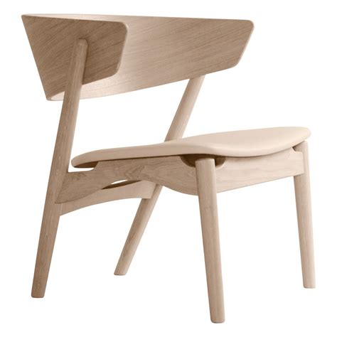No 7 Lounge chair, soaped oak - honey leather | Finnish Design Shop