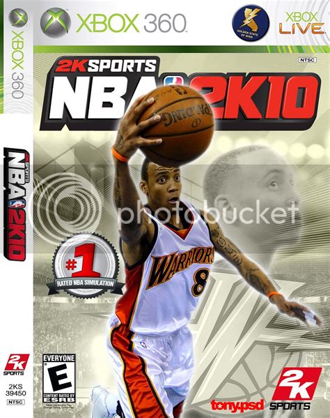 Tony.psd: NBA 2K10 Golden State Variant Cover for Xbox 360