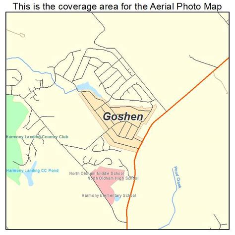 Aerial Photography Map of Goshen, KY Kentucky