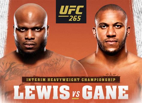 UFC 265: How to watch Derrick Lewis vs. Ciryl Gane Saturday (8-7-21) - silive.com