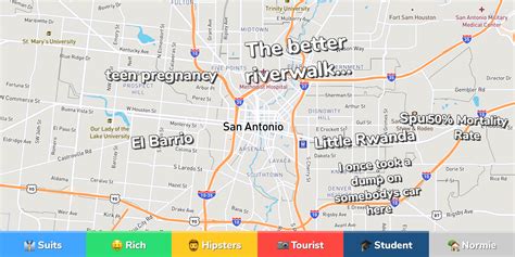 San Antonio Neighborhood Map