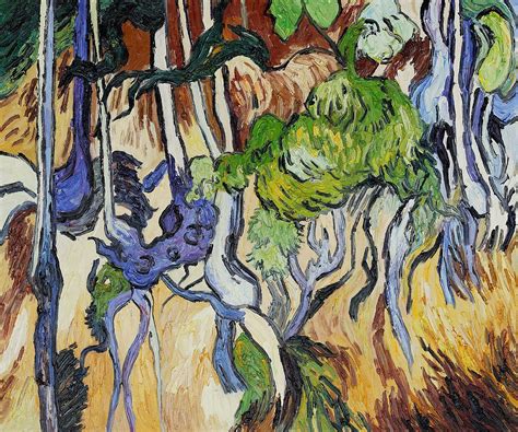 Tree Roots and Tree Trunks by Vincent Van Gogh for sale | Van gogh ...