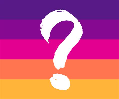 cloudy with a chance of sarcasm — so I made a questioning pride flag ...