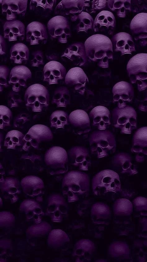 Pin by Mauro Sangonz on Hompz | Skull wallpaper, Purple wallpaper ...