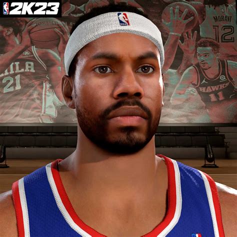 NBA 2K23 Rasheed Wallace Cyberface (Retro Legend)