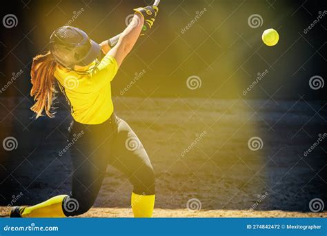 Baseball, Softball With Leather Mitt Glove On Wood Table Floor Background With Copy Space. Sport ...